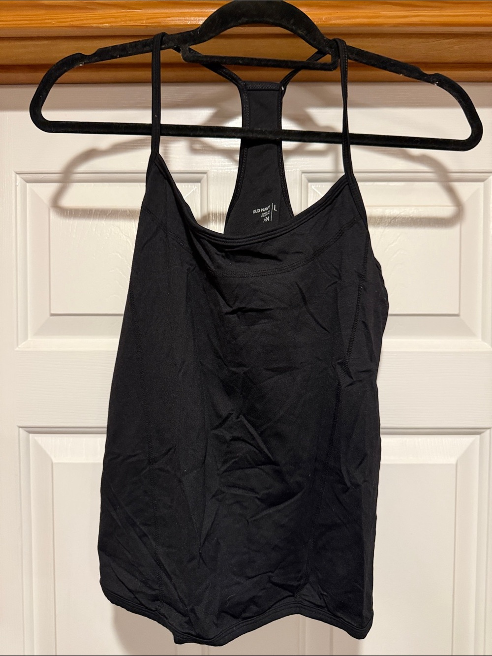 Old Navy Black Racerback Camisole Tank Top
